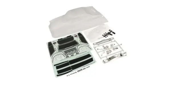 Kyosho Fazer Fz02 1:10 Chevy Chevelle R Ss 454 Ls6 Clear Body Set