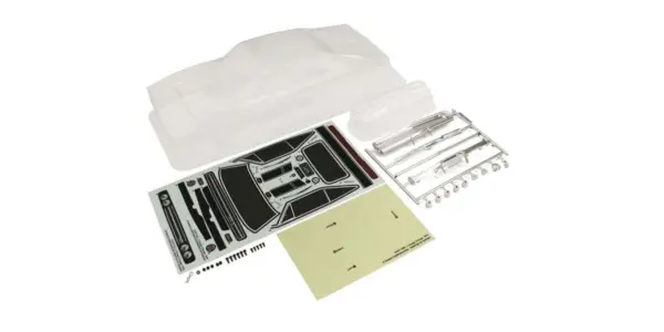 Kyosho Fazer Fz02 1:10 Dodge Charger 1970 Clear Body Set