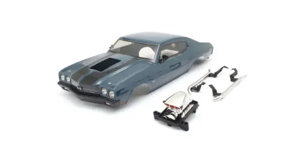 Kyosho Fazer Fz02-Ve 1:10 Chevy Chevelle Sc 1970 Body Set - Dark Blue