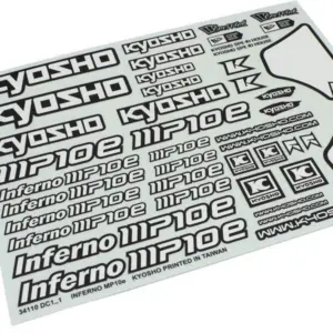 Kyosho Inferno MP10E Stecker Sheet