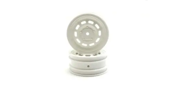 Front Wheels 10 Holes White 2.2 (2) Kyosho Ep Lazer Sb Dirtcross"