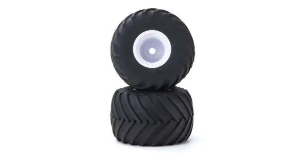 Pre-Glued Tyres Kyosho Usa-1 Monster v-Shape 1:8 Mad Series (2)