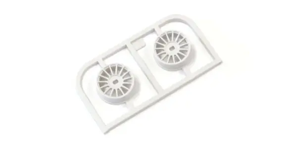 Wheel Set Kyosho Mini-Z Awd Narrow 0 Offset (2) White