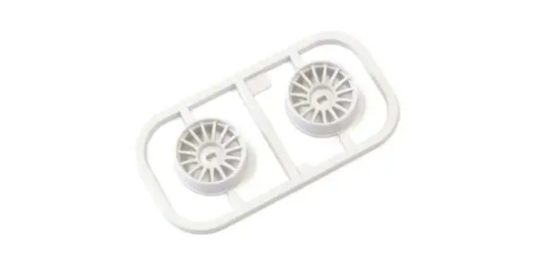 Wheel Set Kyosho Mini-Z Awd Narrow 3.5 Offset (2) White