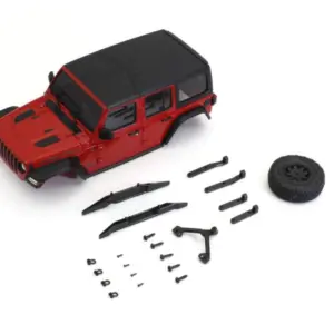 Cabinetie Jeep Wrangler Rubicon Rouge Mini-Z 4x4 MX01