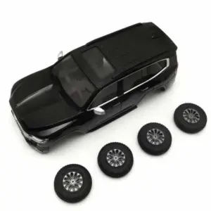 Toyota Land Cruiser 300 Black Mini-Z 4x4 mx01 bodywork