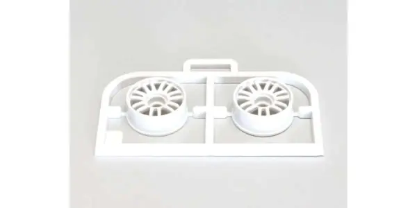 Wheels Set Re30 Kyosho Mini-Z Mr03 Narrow-Offset 0 (2) White