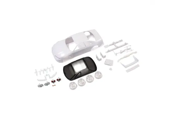 Bodyshell Nissan Skyline R33 Mini-Z + 4wd Rims (White Body) – view 5