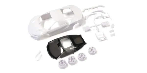 Bodyshell Honda NSX Kyosho Mini-Z + 2wd Rims (White Body)
