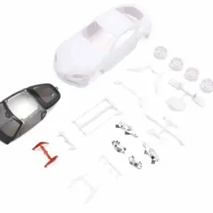 Toyota gr supra mini-z body + 4WD rims (to paint)