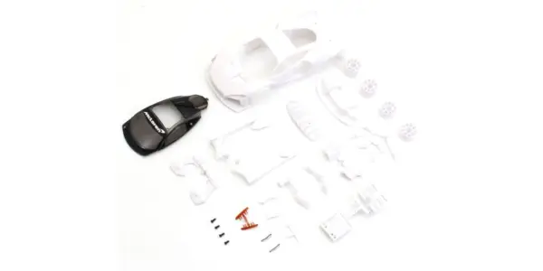 Bodyshell McLaren Senna GTR Mini-Z + 2wd Rims (White Body) – view 2