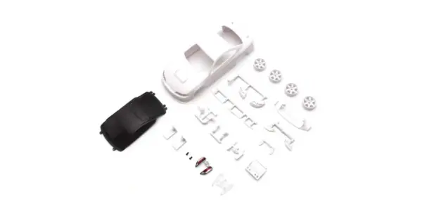 Bodyshell Nissan Silvia S-15 Kyosho Mini-Z + 4wd Rims (White Body)