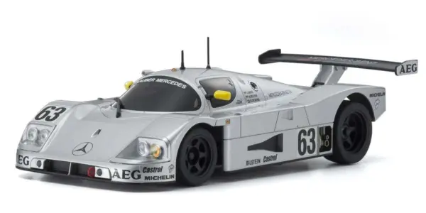 Kyosho Autoscale Mini-Z Sauber Mercedes no.63 Silver Lm 1989 (W-Lm)