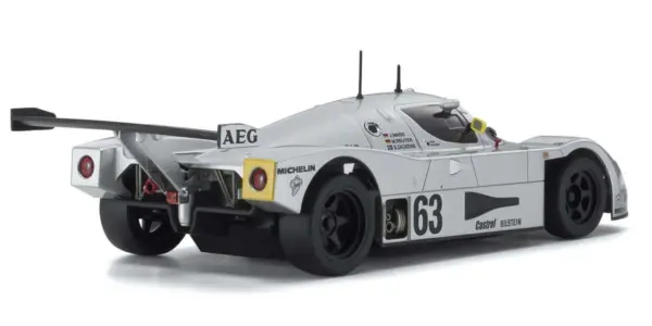 Kyosho Autoscale Mini-Z Sauber Mercedes no.63 Silver Lm 1989 (W-Lm) – view 2