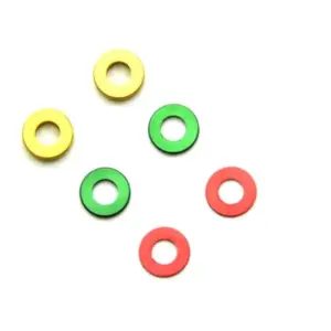 Anodized washers for MZW412B Kyosho Mini-Z MR03