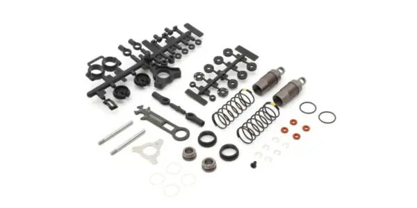 Front Shock Set Kyosho Optima Mid (2) Gun Metal – view 2