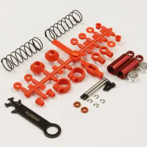 Red front shock absorbers (2) Kyosho Tomahawk
