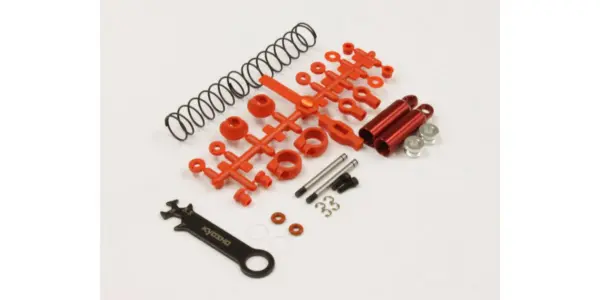 Rear Shock Set Kyosho Tomahawk - Red (2)