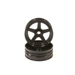 Black front rims 2.0 inches (2) Kyosho Beetle 2014