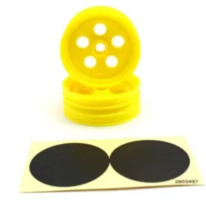 KYOSHO TOMAHAWK-NUTIMA JJ (2) Yellow 2.0 INCHES rims