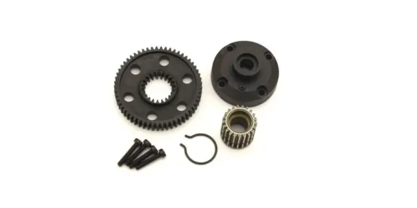 Diff Gear Case and Pulley Ultima Kyosho