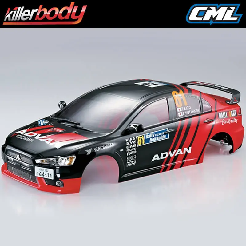 Killerbody Mitsubishi Lancer Evo X Finished Body Racing – RC Cars