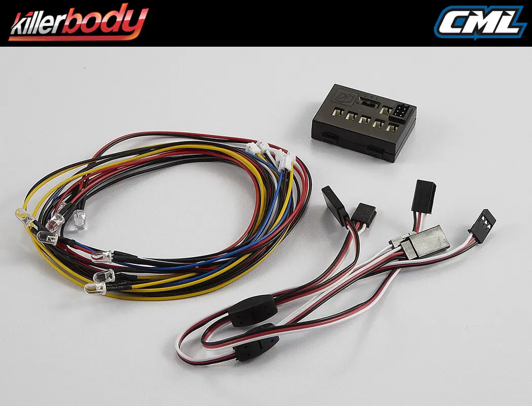 Killerbody Led Light System W/Control Box (8 Leds) – RC Cars