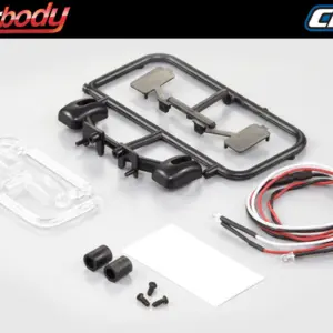 Killerbody Wing Mirror Type "E" W/Led Unit Set 1/10 Truck – RC Cars
