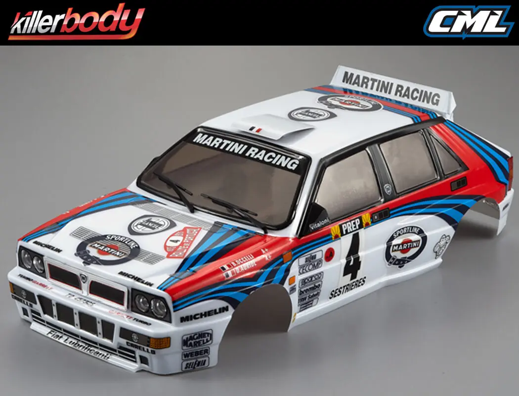 Killerbody Lancia Delta Hf Integrale 190mm Finished Body Rally – RC Cars