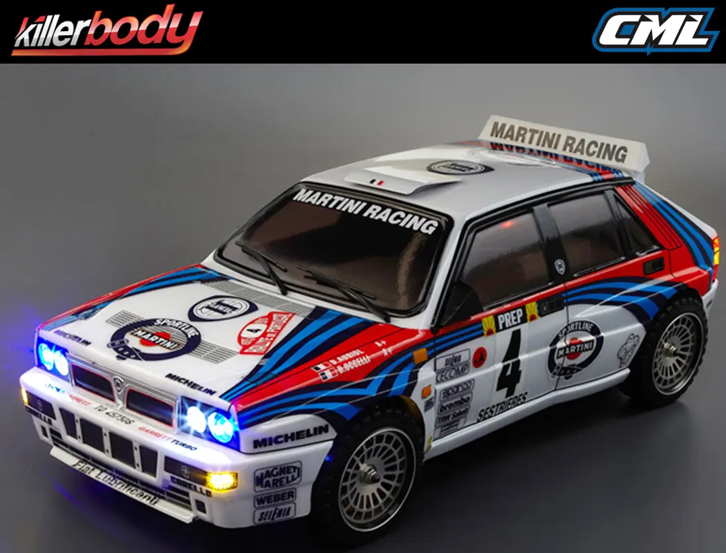 Killerbody Lancia Delta Hf Integrale 190mm Finished Body Rally – RC Cars