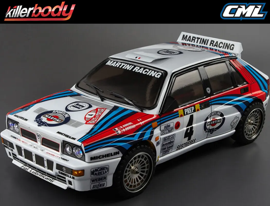 Killerbody Lancia Delta Hf Integrale 190mm Finished Body Rally – RC Cars