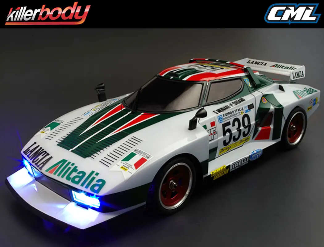 Killerbody Lancia Stratos (1977 Giro) Finished Body Rally – RC Cars
