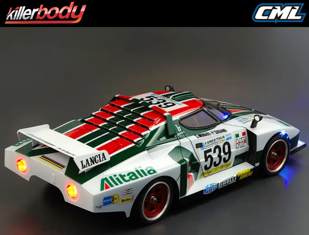 Killerbody Lancia Stratos (1977 Giro) Finished Body Rally – RC Cars