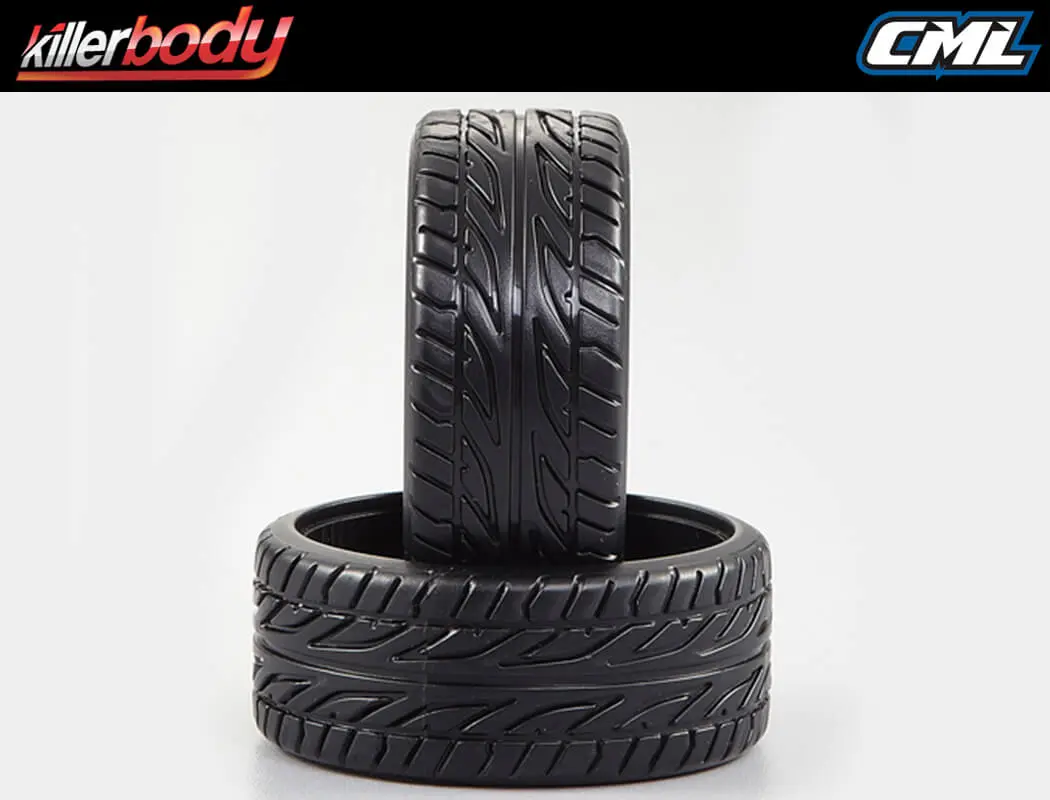 Killerbody Drift Tread Tyre 1/ 10 Touring Car Type "A" (4pc) – RC Cars