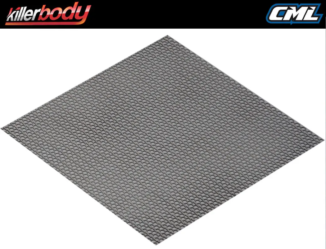 Killerbody S/Less Steel Modified Air Intake Hexagon Mesh BLK – RC Cars