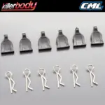 Killerbody Body Clips W/Rubber Pulls (6) – RC Cars