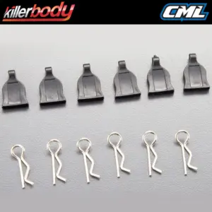Killerbody Body Clips W/Rubber Pulls (6) – RC Cars