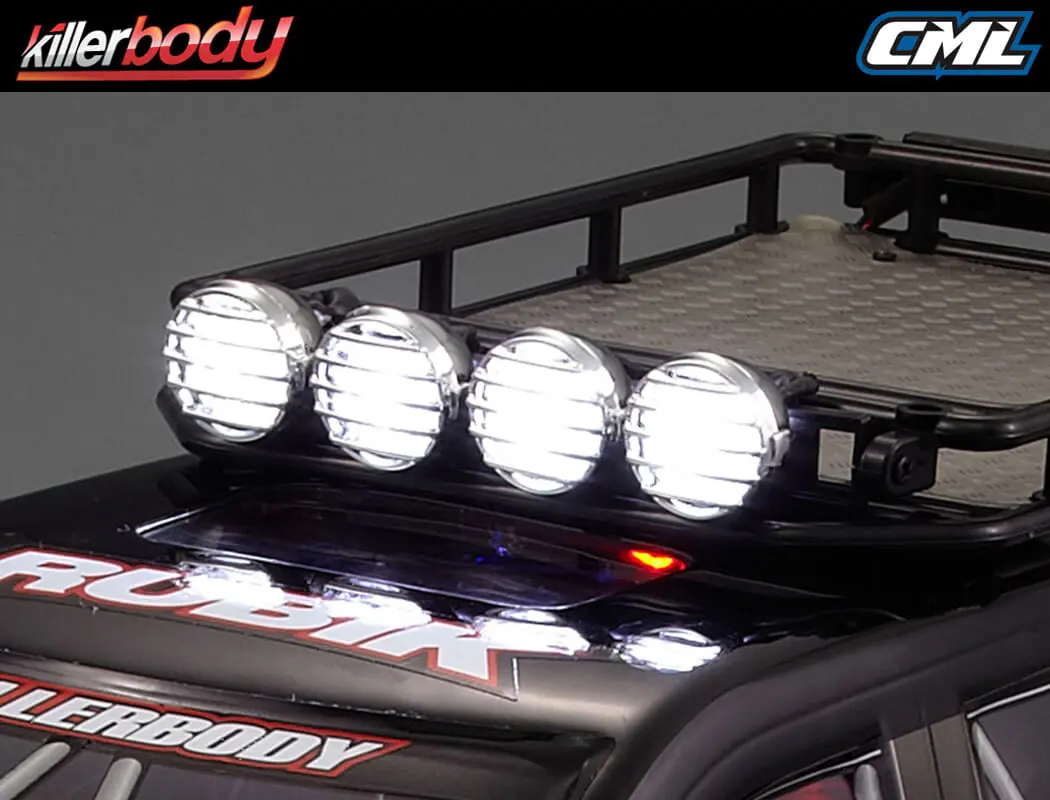 Killerbody Chrome Light Set for Roof Rack Type A – RC Cars