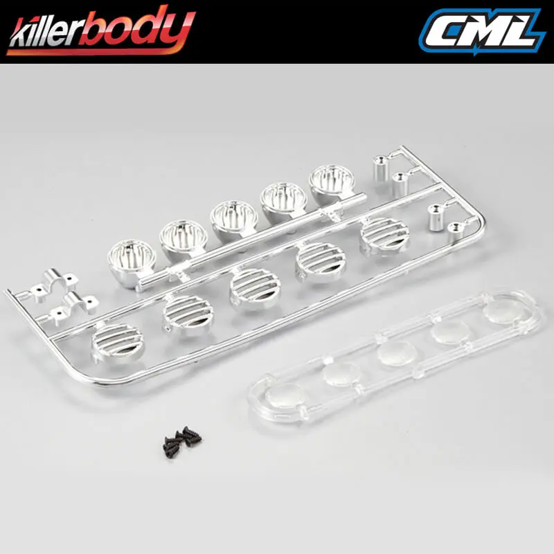 Killerbody Chrome Light Set for Roof Type A – RC Cars