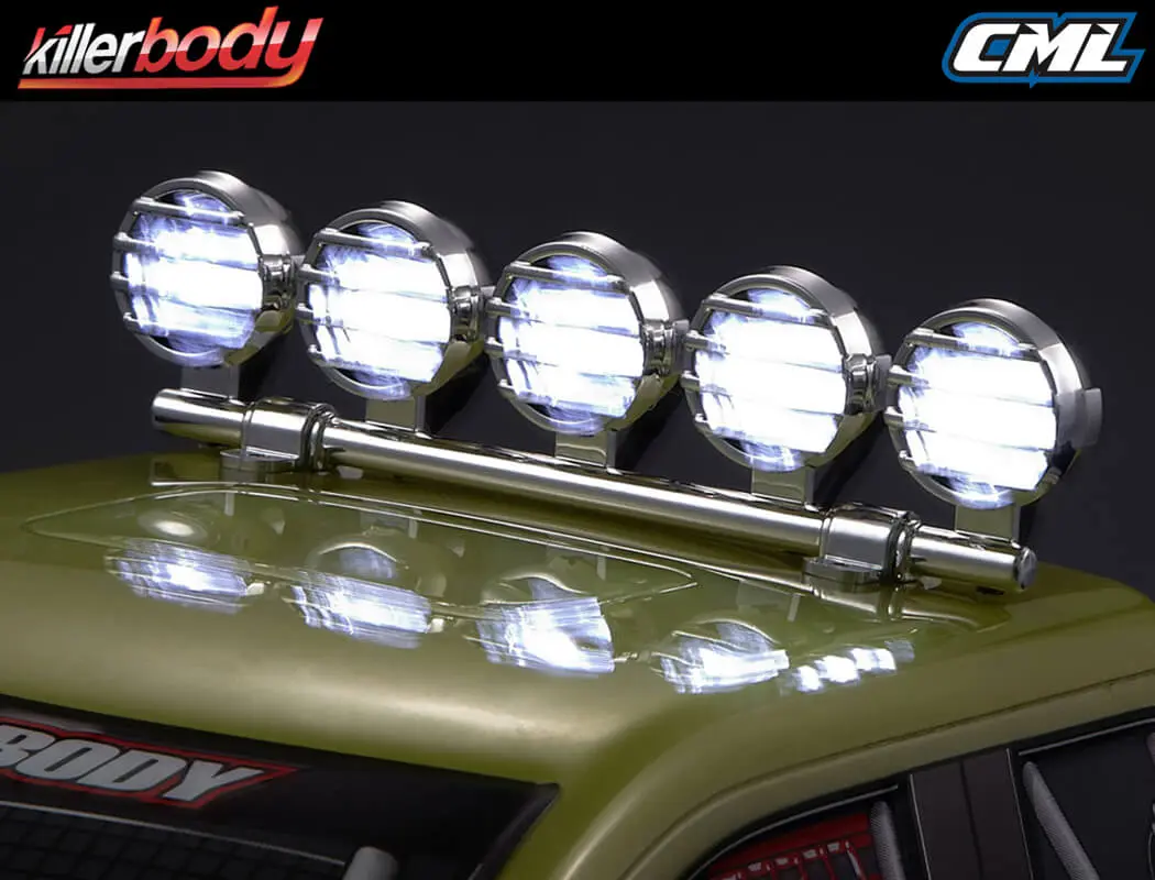 Killerbody Chrome Light Set for Roof Type A – RC Cars