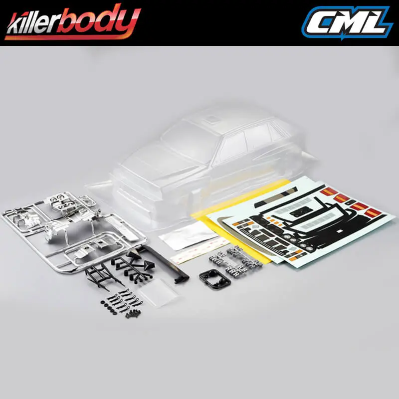 Killerbody Lancia Delta Hf Integrale 190mm Clear Body – RC Cars