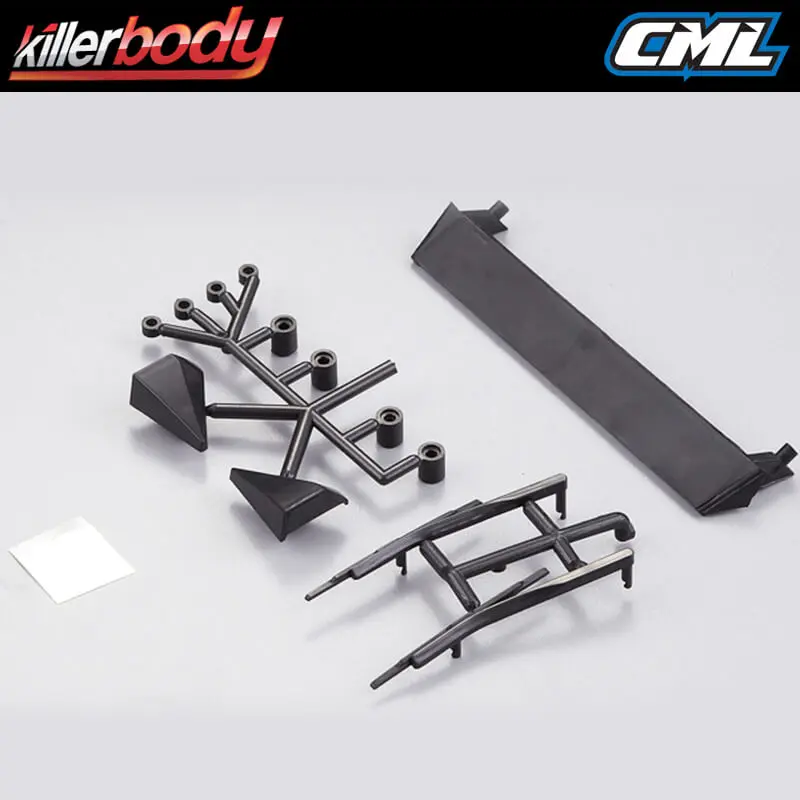 Killerbody Black Plastic Parts (Lancia Delta Hf Integrale) – RC Cars