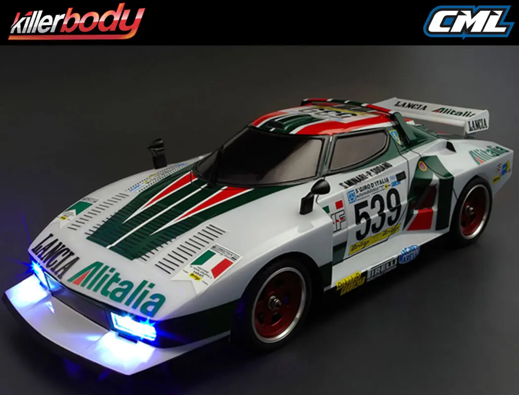 Killerbody Lancia Stratos (1977 Giro) 190mm Clear Body – RC Cars