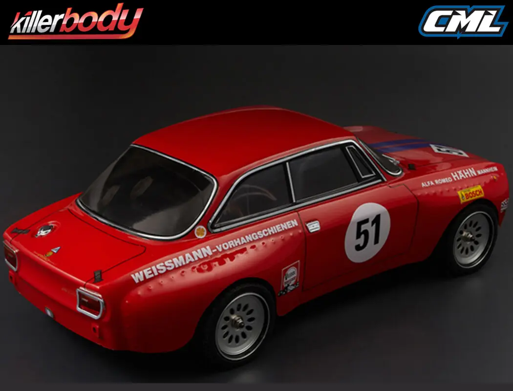 Killerbody Alfa Romeo 2000 Gtam 190mm Clear Body – RC Cars