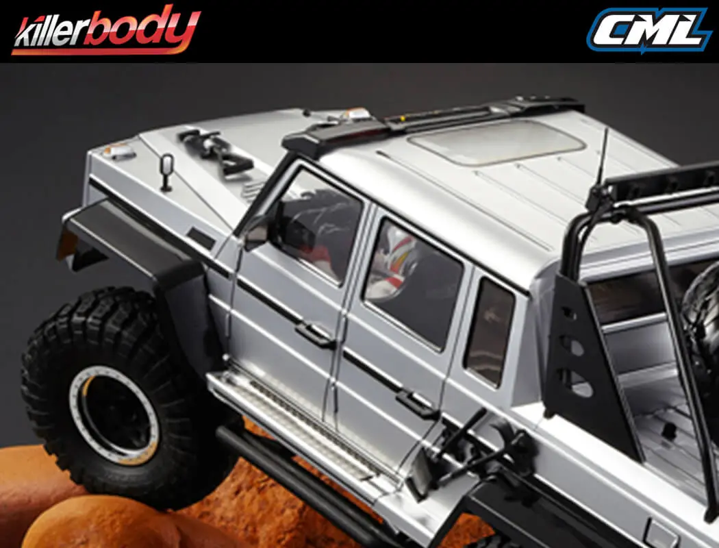 Killerbody Horri-Bull 1/10 Crawler Finished Body Silver – RC Cars