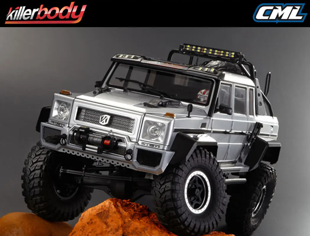 Killerbody Horri-Bull 1/10 Crawler Finished Body Silver – RC Cars