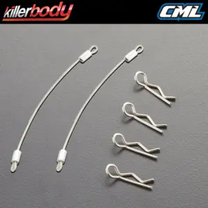 Killerbody Body Rope W/Clip Set (Metal) 80mm – RC Cars