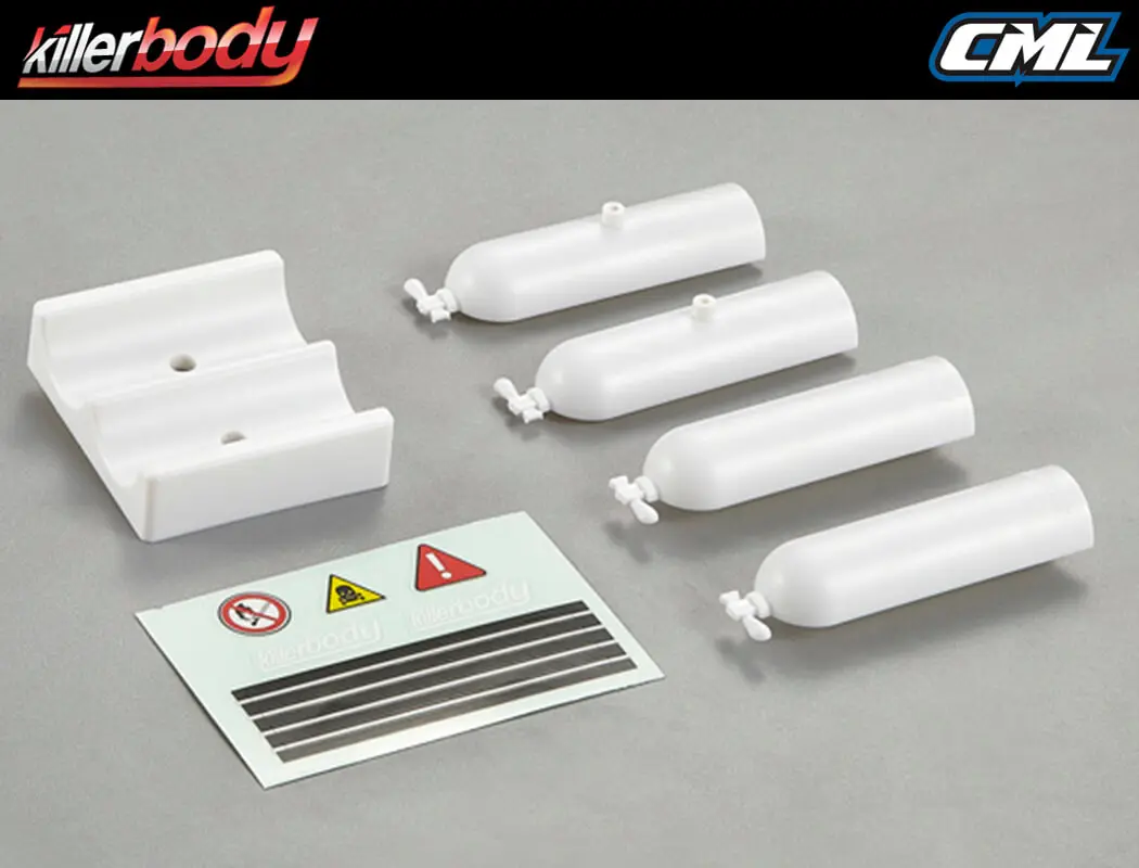 Killerbody Plastic Oxygen Bottle Set – RC Cars