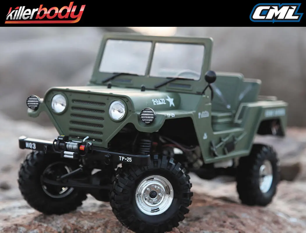 Killerbody Warrior 1/10 Crawler Clear Body – RC Cars