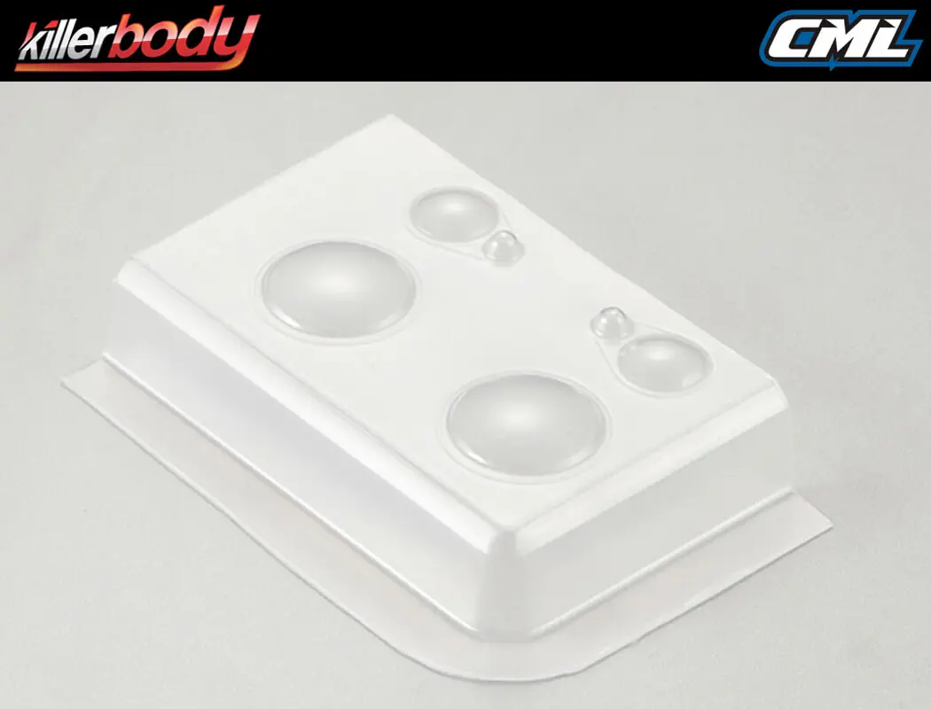 Killerbody Transparent Light Lenses for Warrior Body – RC Cars